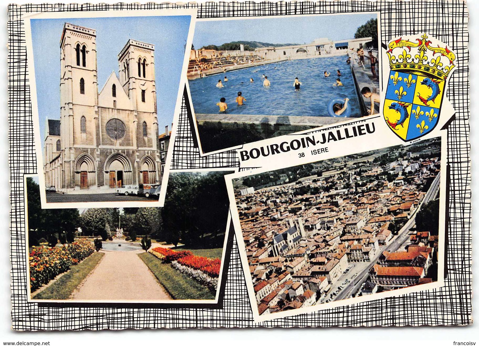 BOURGOIN JALLIEU MULTIVUES BLASON Edit Cim - Bourgoin