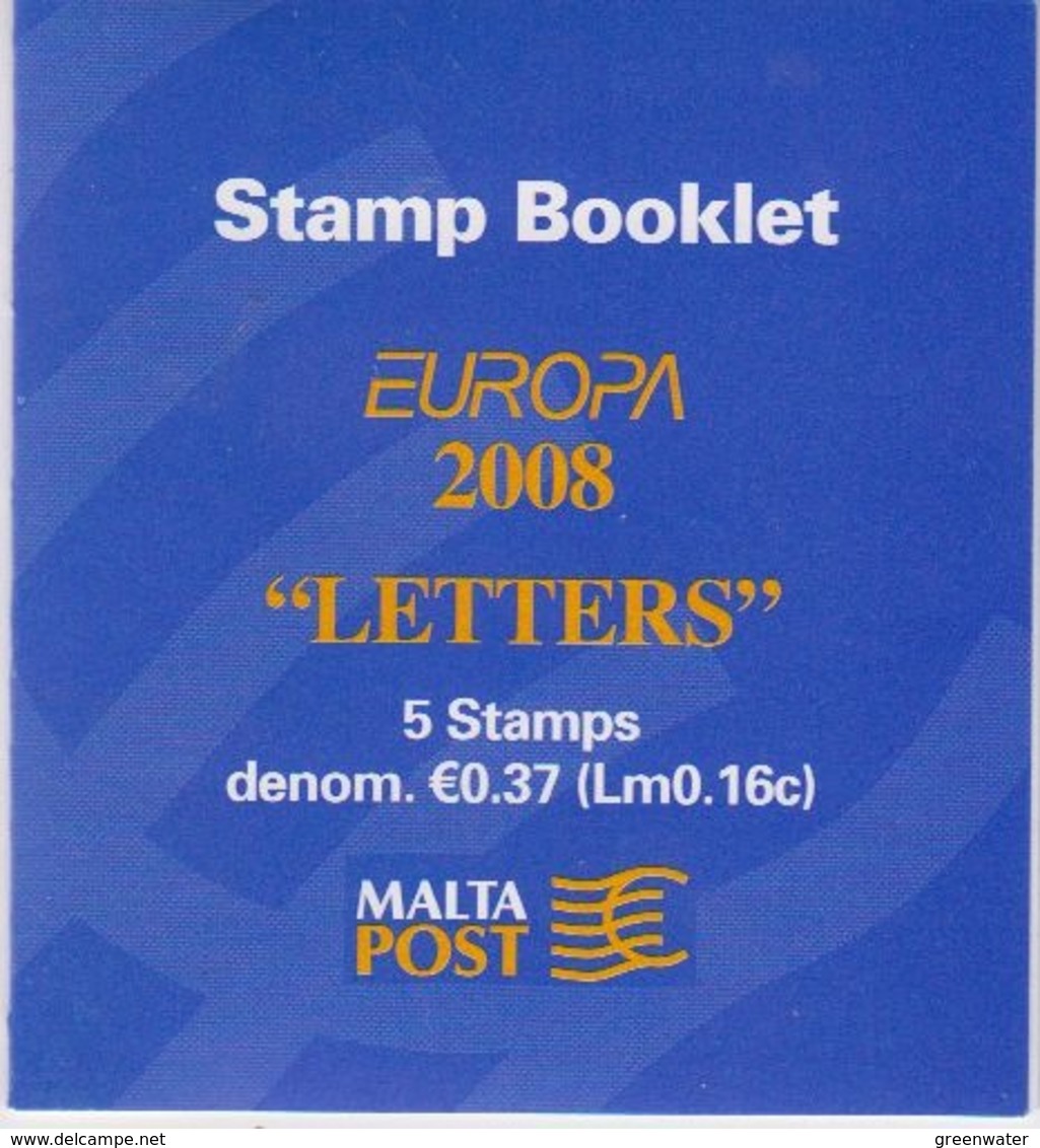 Europa Cept 2008 Malta Booklet ** Mnh (44702) - 2008