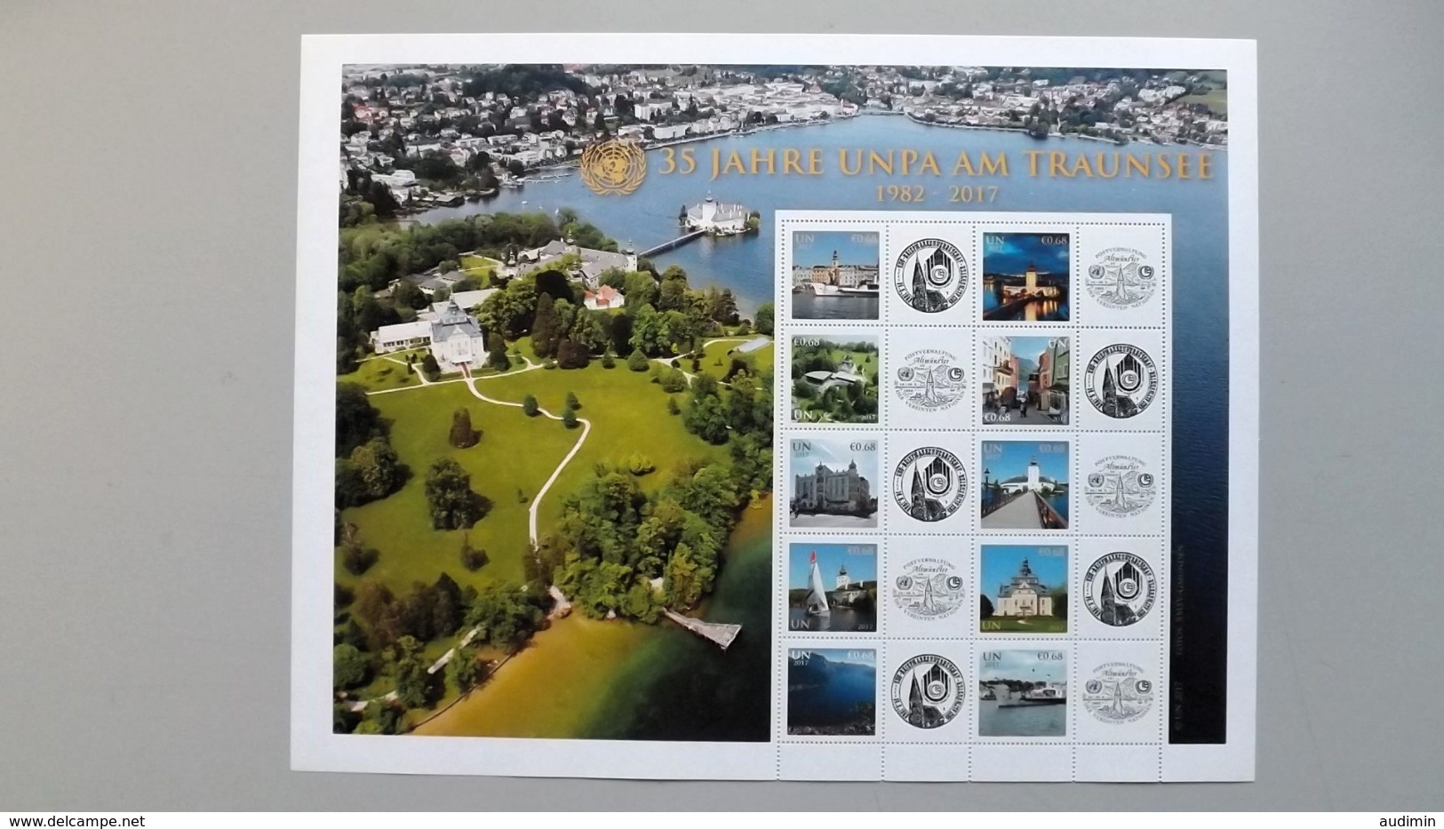UNO-Wien 993/1002 KB/sheet **/mnh, 35 J. Teilnahme Der UNPA An Der Briefmarkenausstellung In Gmunden Am Traunsee - Neufs