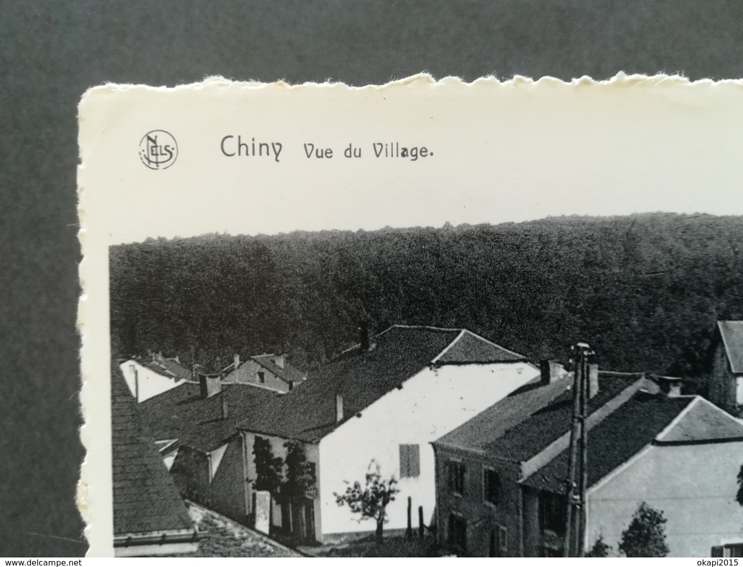 SEMOIS ÉGLISE SAINTE WALBURGE VILLAGE CHINY HÔTEL BELLE VUE LOT 4 PHOTO ORIGINALE  + 1 CARTE POSTALE BELGIQUE