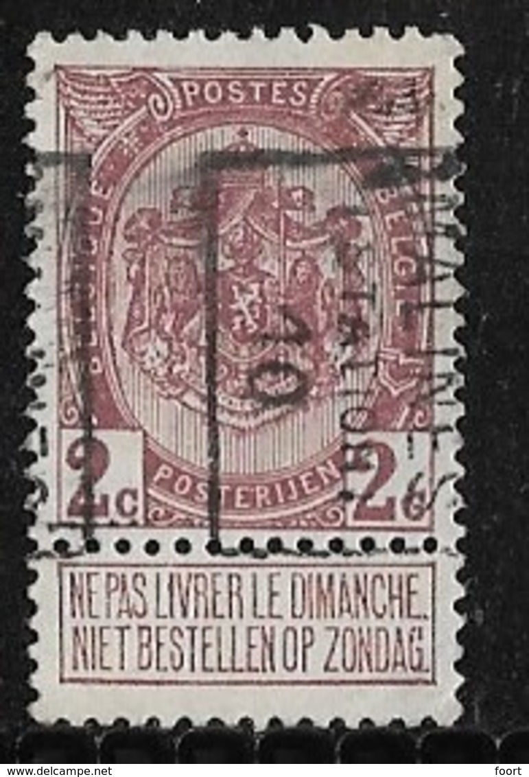 Malines Mechelen Station 1910 Nr. 1539B - Roller Precancels 1910-19