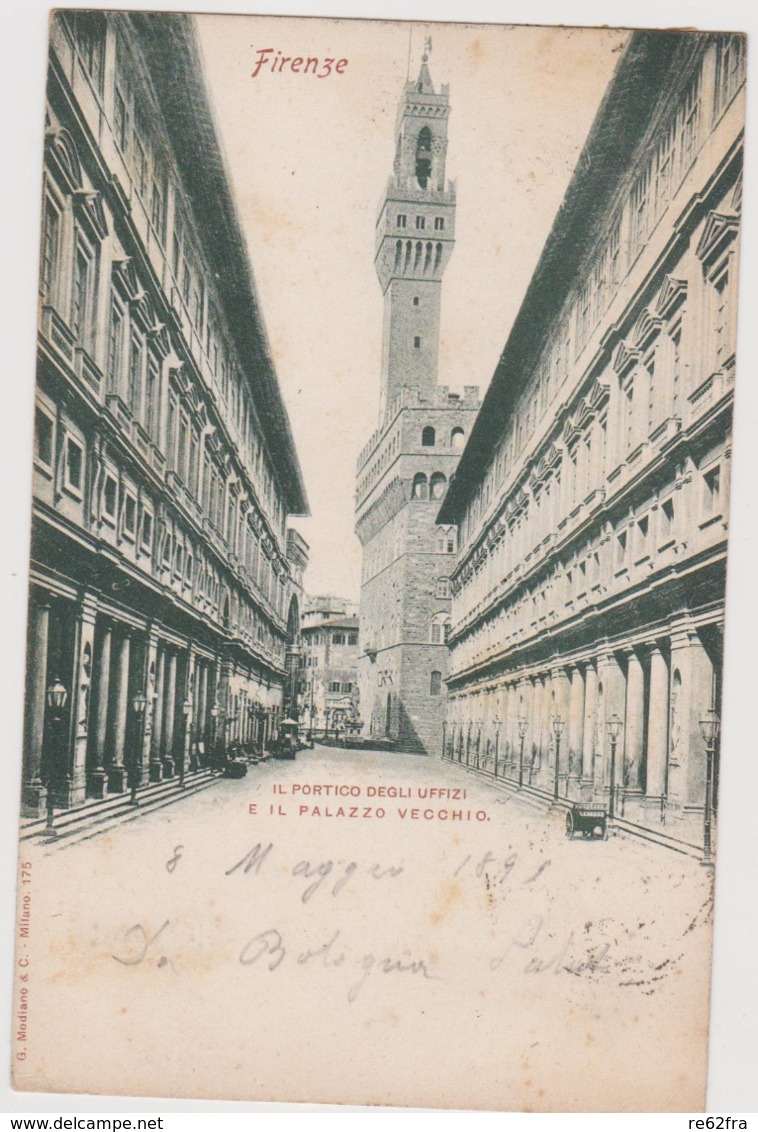 Firenze, Lotto 5 Cartoline Edite Da Modiano, N. 165, 175, 781, 782, 796,  - F.p. - Fine '1800 - Firenze