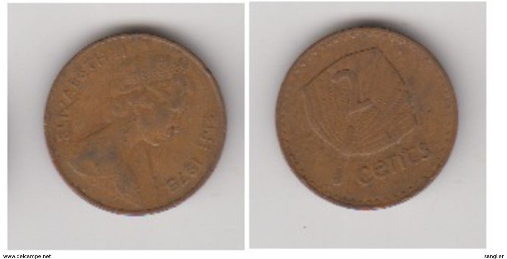 FIDJI - 2 CENTS 1975 - Fiji