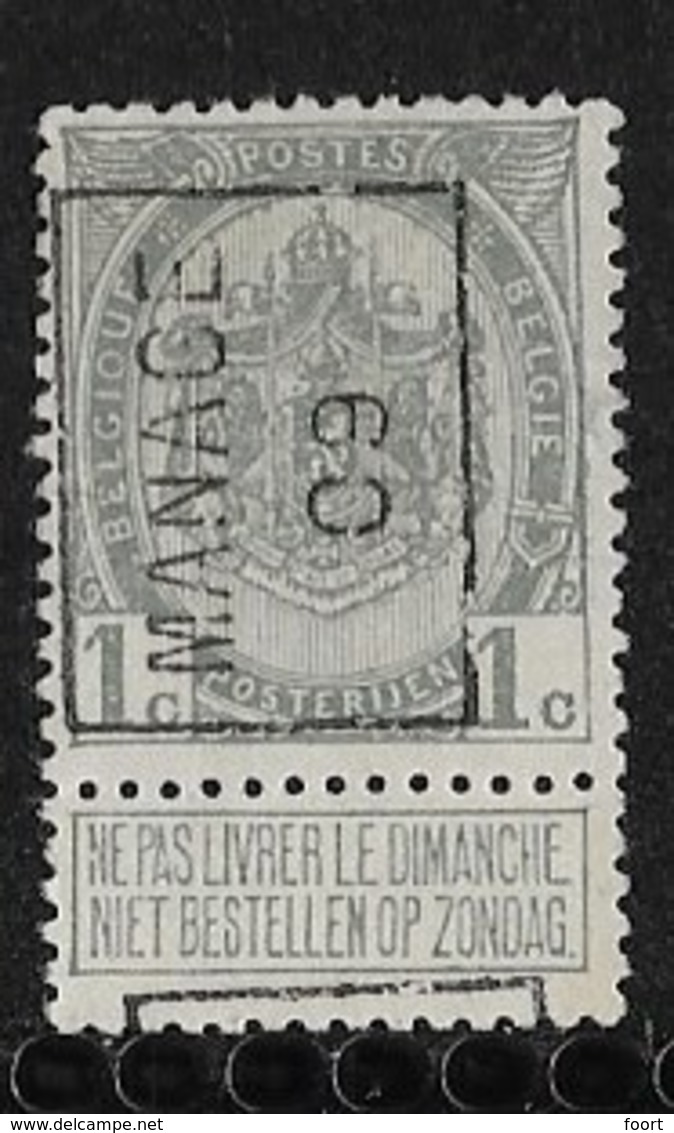 Manage 1909  Nr. 1328A - Roller Precancels 1900-09