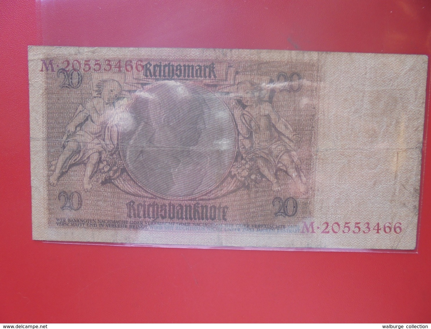 Reichsbanknote 20 MARK 1929 CIRCULER (B.8) - 20 Mark