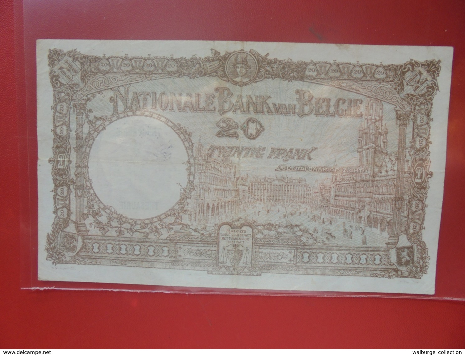 BELGIQUE 20 FRANCS 1931 CIRCULER (B.8) - 20 Francs