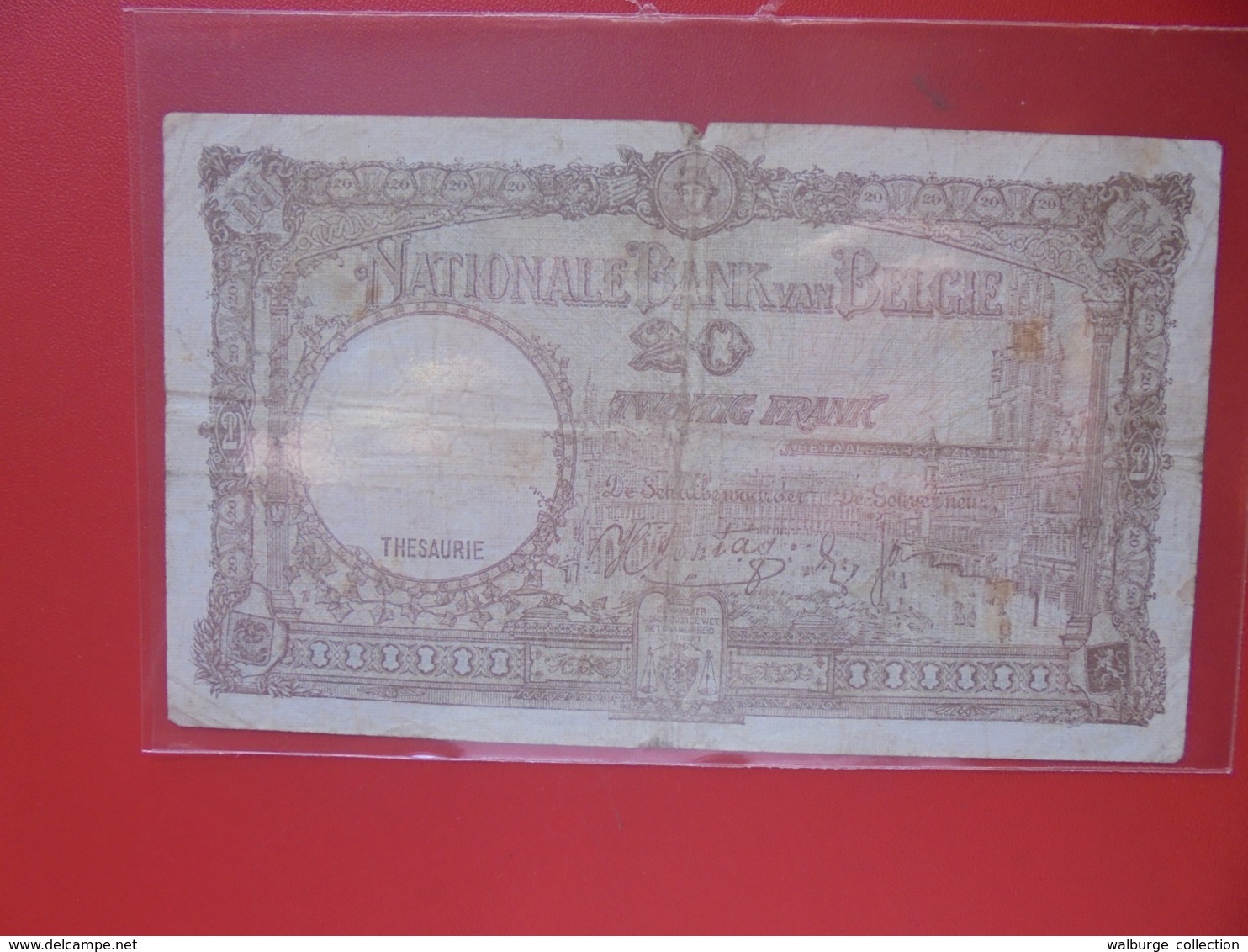 BELGIQUE 20 FRANCS 1940 CIRCULER (B.8) - 20 Francs