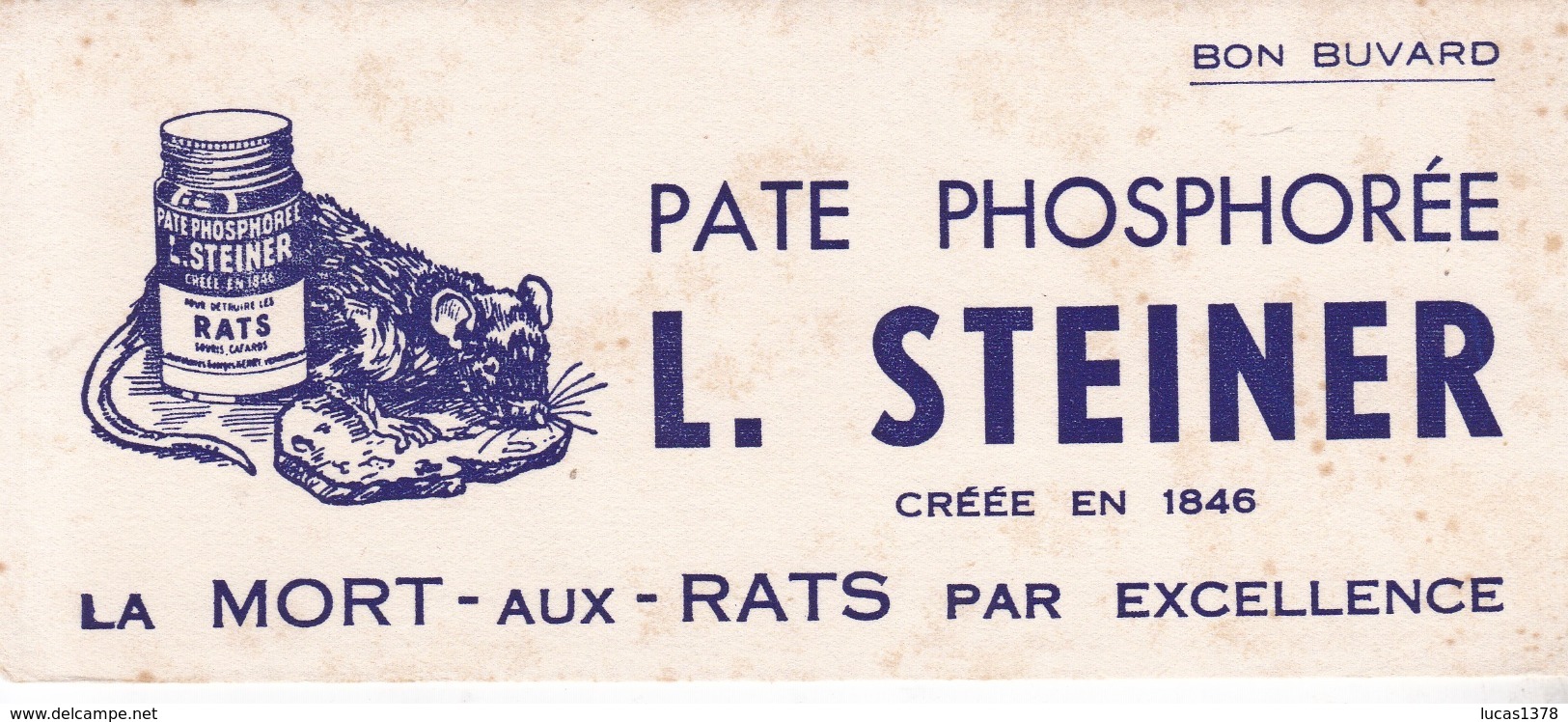 PATE PHOSPHOREE STEINER / MORT AUX RATS - Produits Ménagers