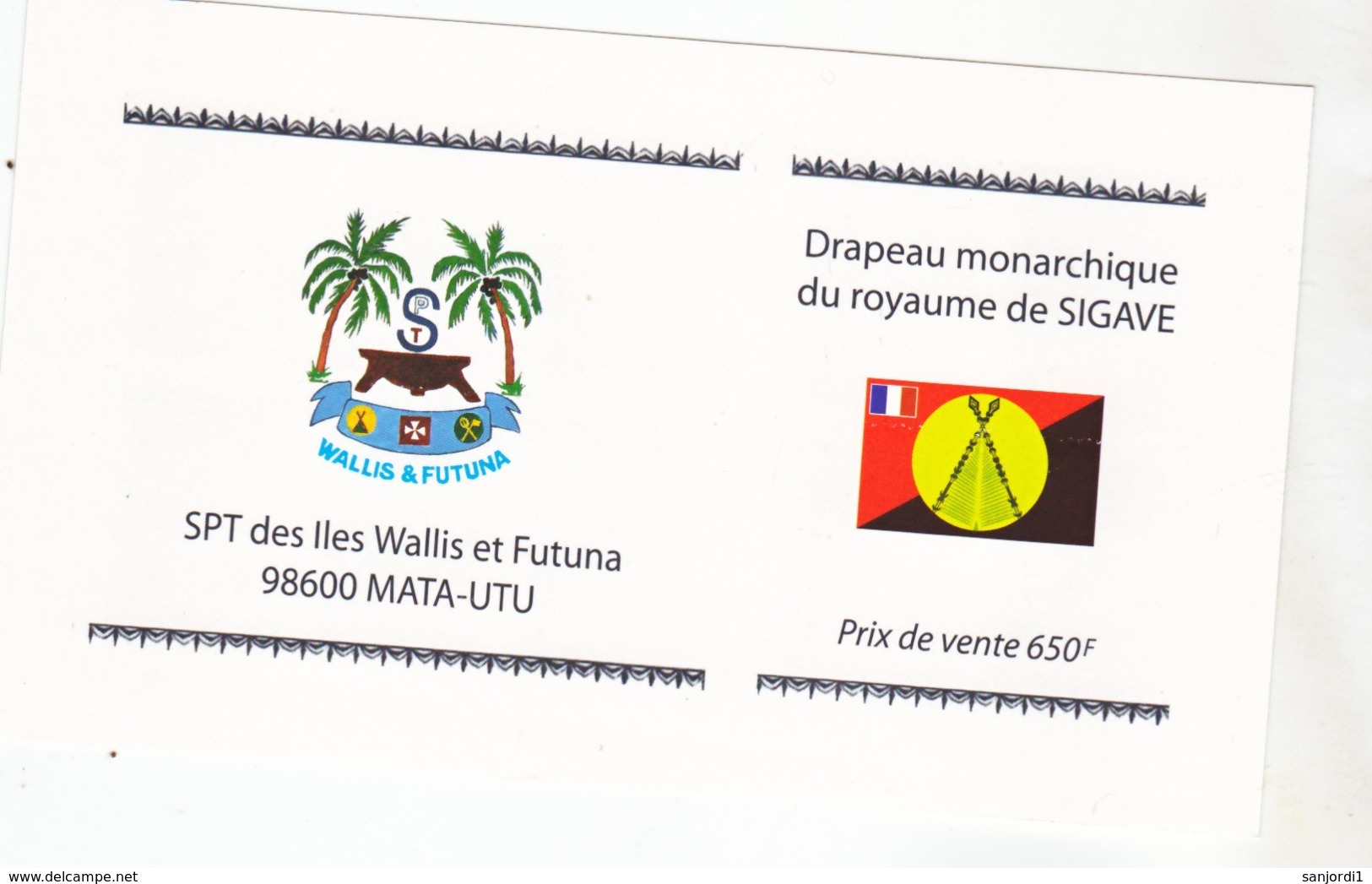 Wallis Et Futuna 654 Carnet Non Plié Neuf * * MnH Sin Charmela Prix De La Poste 5.45 - Nuovi