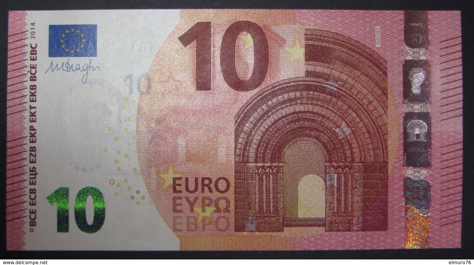 10 Euro X001B3 Germany  Draghi Perfect UNC - 10 Euro