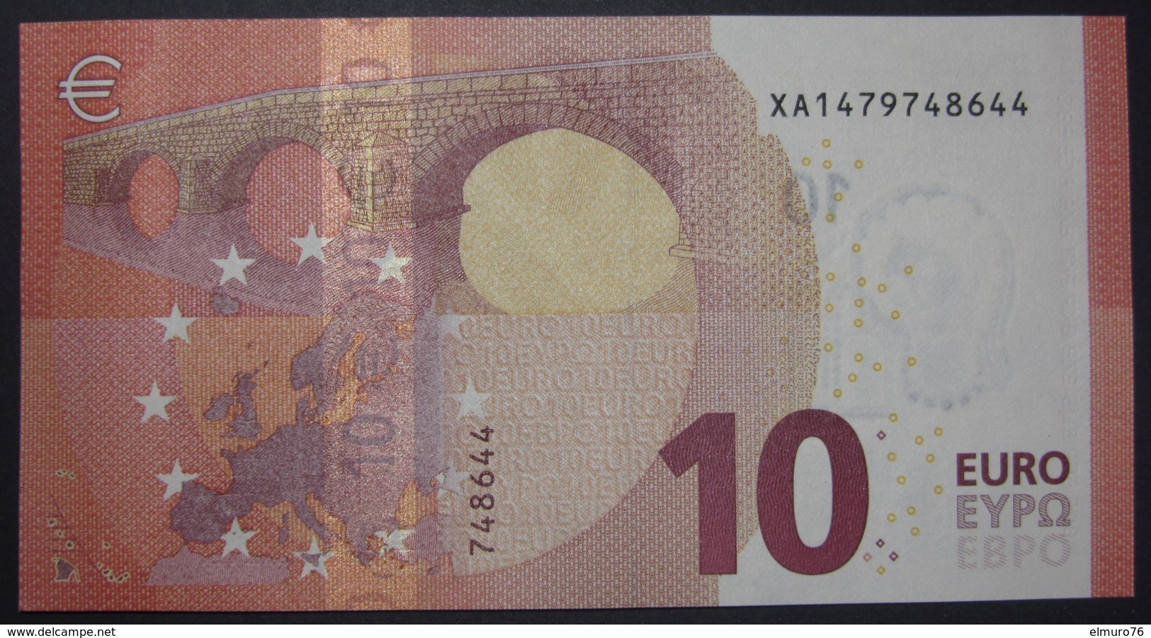 10 Euro X001B3 Germany  Draghi Perfect UNC - 10 Euro