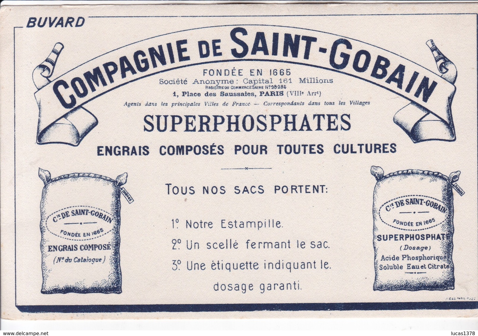 SAINT GOBAIN / SUPERPHOSPHATES / TBE - Agriculture