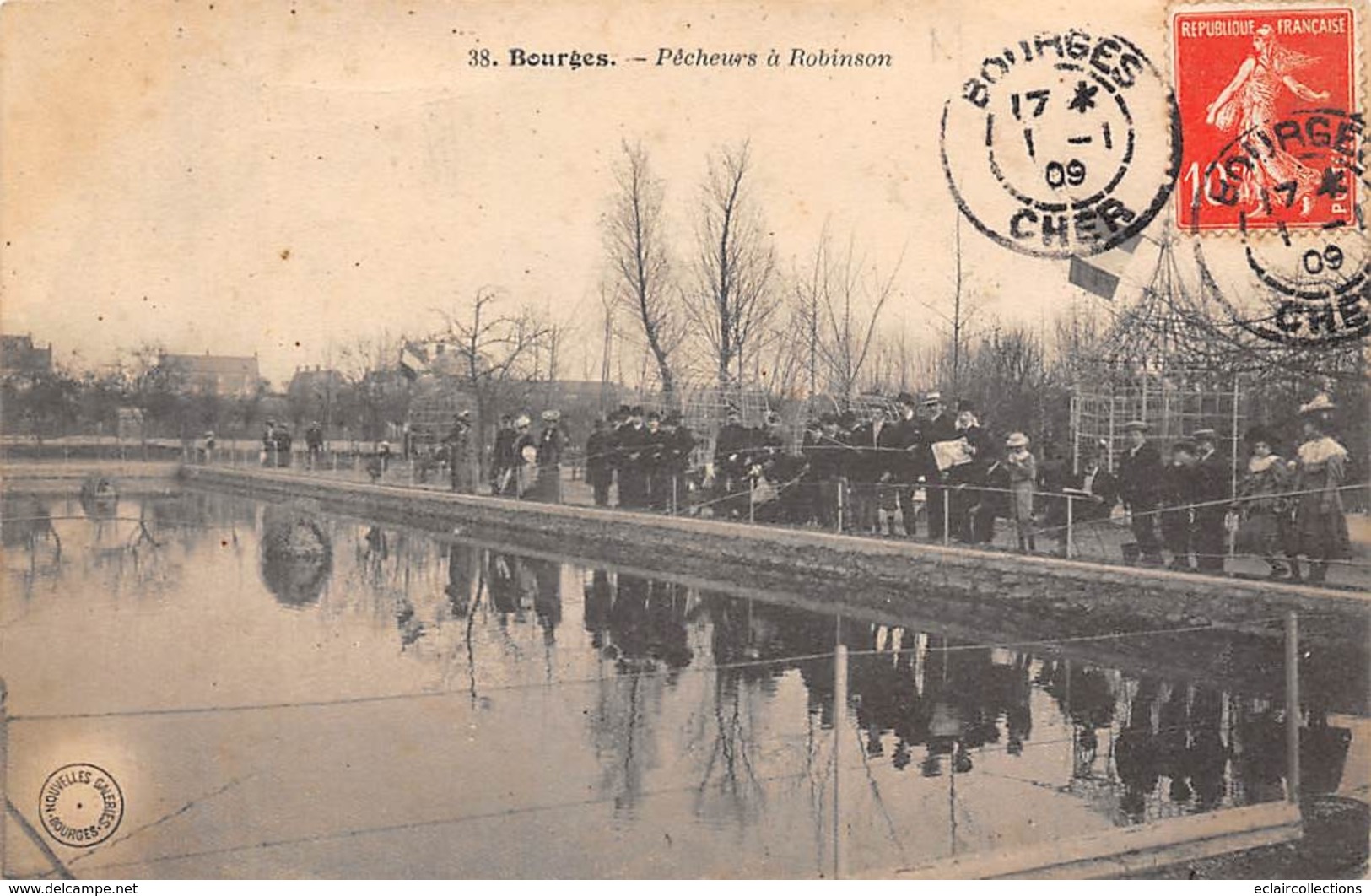 Thème.  Métier.   Pêche A La Ligne :   18     Bourges        (Voir Scan) - Fischerei