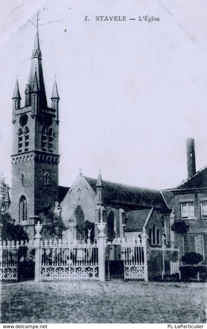 CPA Stavele  L'Eglise - Alveringem