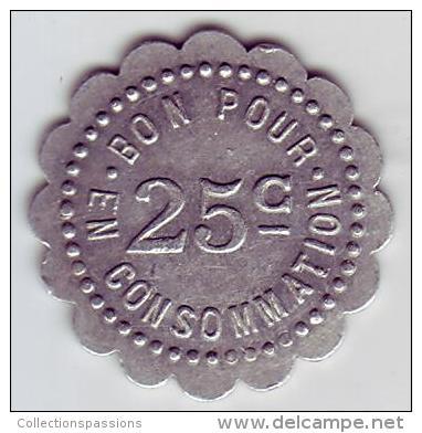 Monnaie De Nécessité - LOIRE 42 - Rive De Gier - Café Bouchardin - 25c - Monétaires / De Nécessité