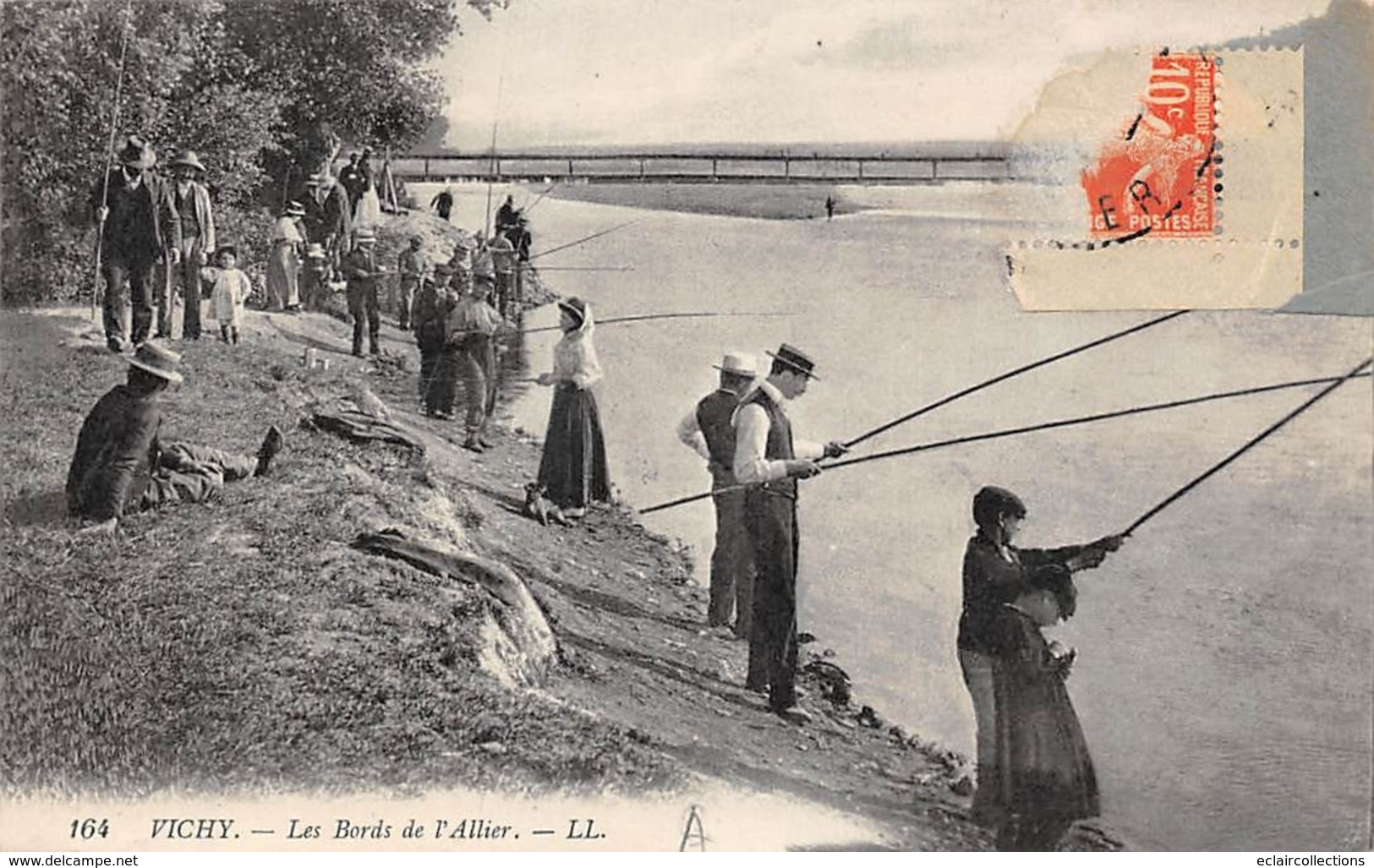 Thème.  Métier.   Pêche A La Ligne :      03     Vichy  2      (Voir Scan) - Pesca