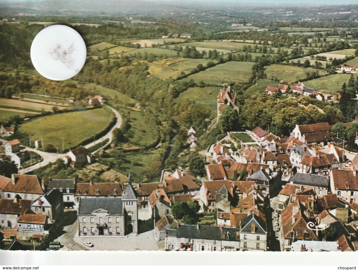 23 - Très Belle Carte Postale Semi Moderne Dentelée De BOUSSAC Vue Aérienne - Boussac