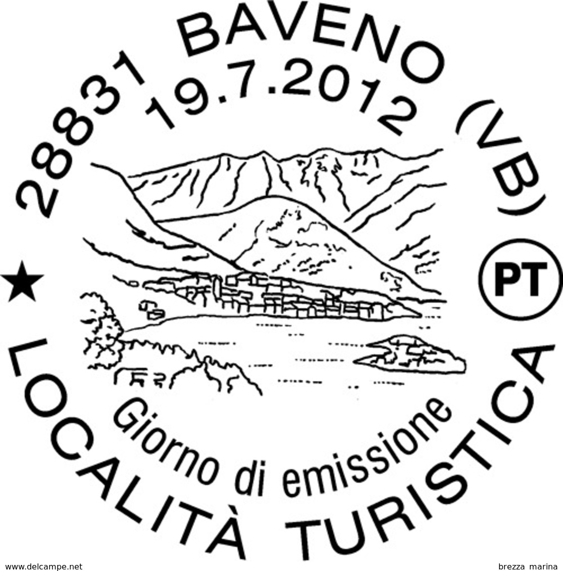 ITALIA - Usato - 2012 - Turismo - Baveno (VB) - 0,60 - 2011-20: Usati