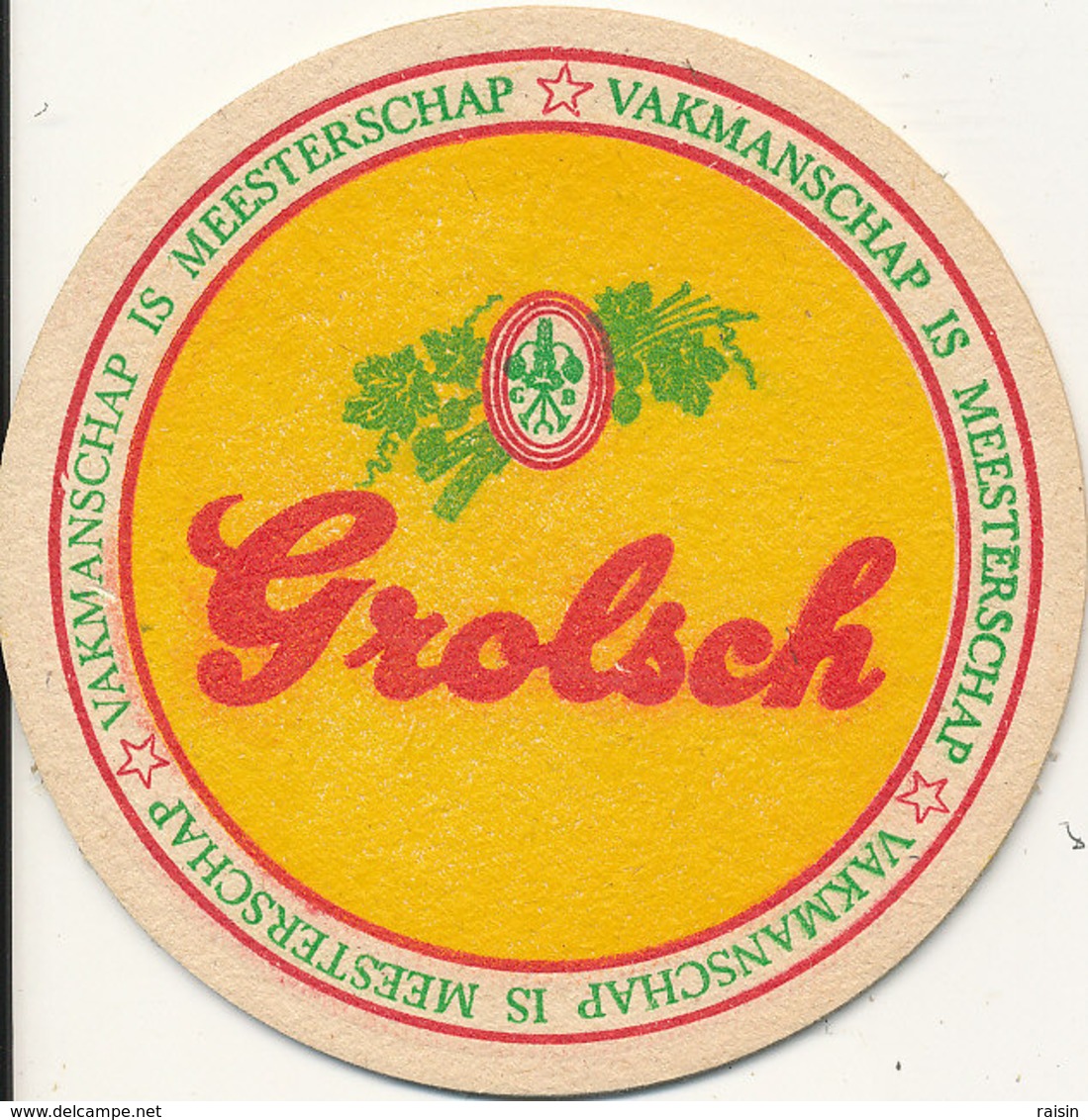 Sous-bock Grolsch Bi-face TBE - Sous-bocks