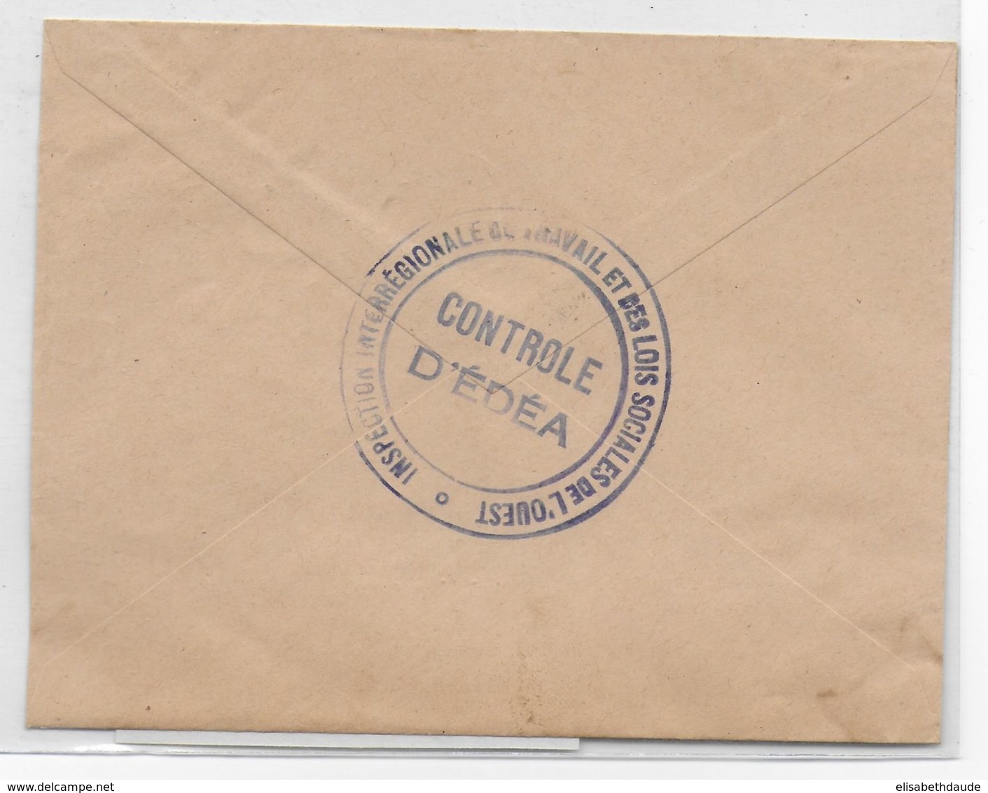 CAMEROUN - 1960 - ENVELOPPE De L'INSPECTION Du TRAVAIL De EDEA - Cameroun (1960-...)