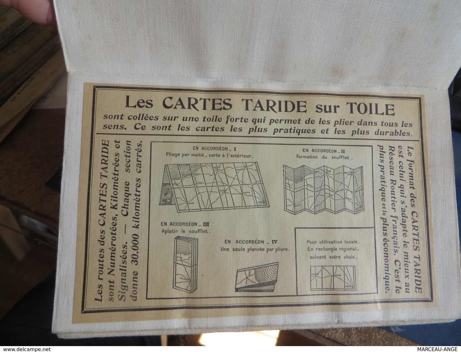 Carte Guide TARIDE ,bordelais,angoumois - Geographical Maps