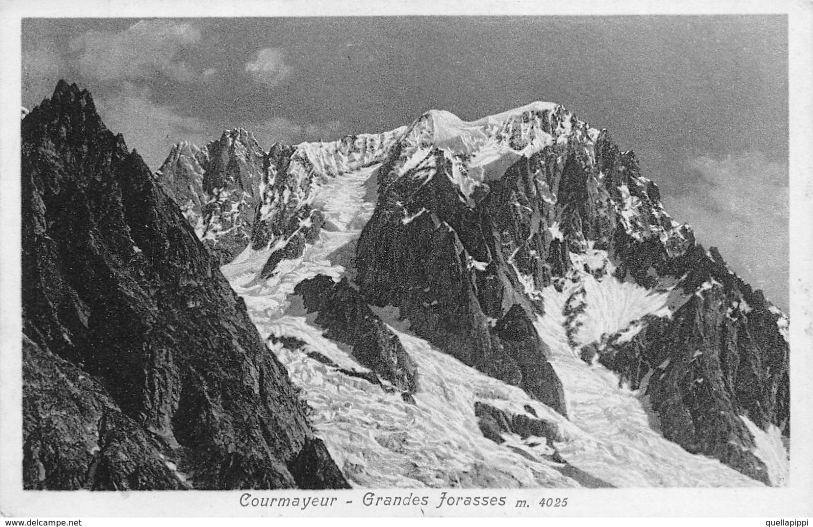 09609 "(AO) COURMAYEUR - GRANDES FORASSES M. 4025"  CART  SPED - Altri & Non Classificati