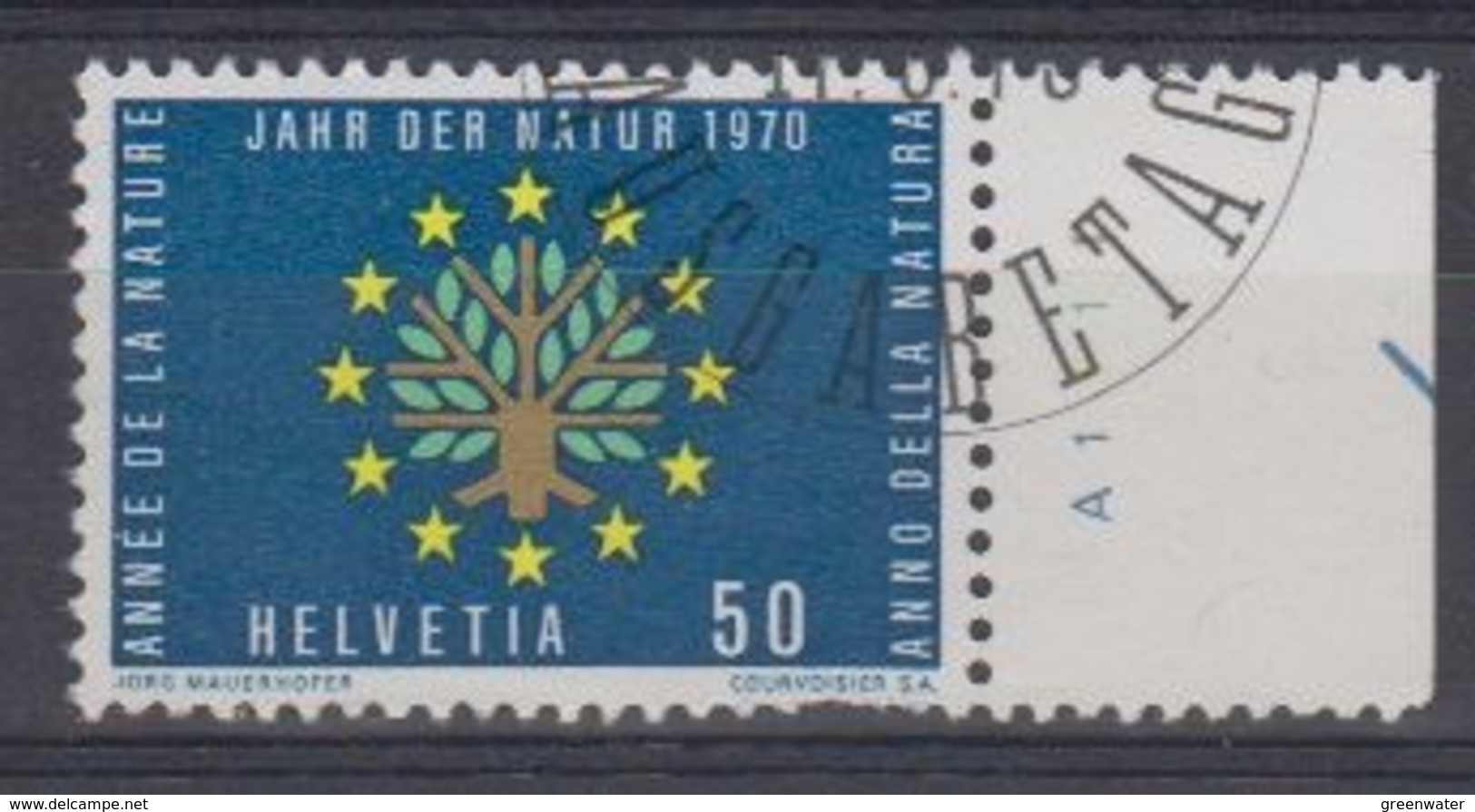 Switzerland 1970 European Nature 1v Used 1st Day (44715) - Ideas Europeas