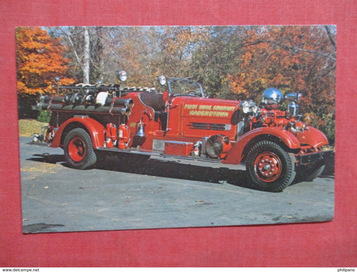 Fire Hose  Co.  1948 Ahrens Fox 1000GPM Pumper  Maryland > Hagerstown     Ref 3615 - Hagerstown
