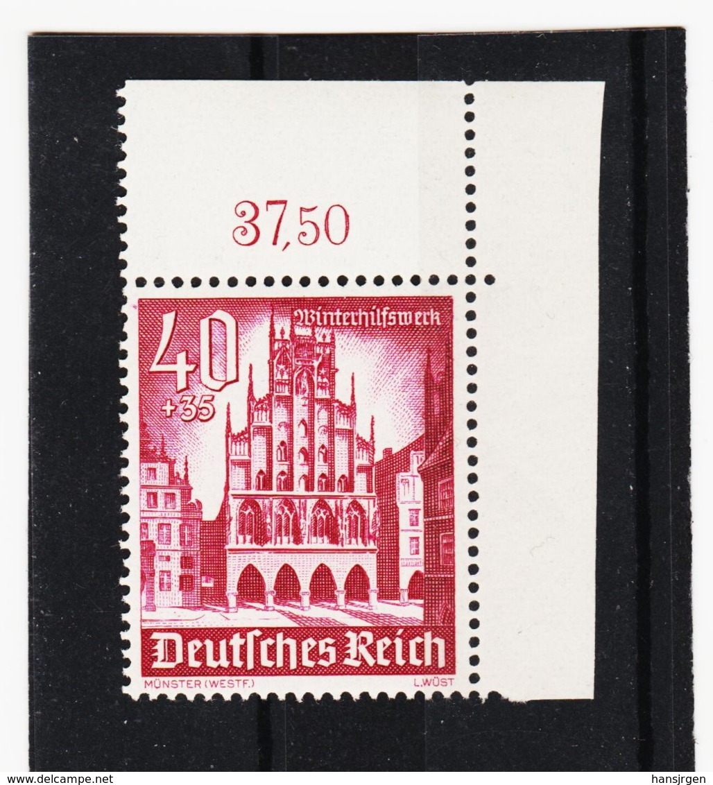 RAD214 DEUTSCHES REICH 1940 MICHL 759 ECKRAND ** Postfrisch Siehe ABBILDUNG - Ungebraucht