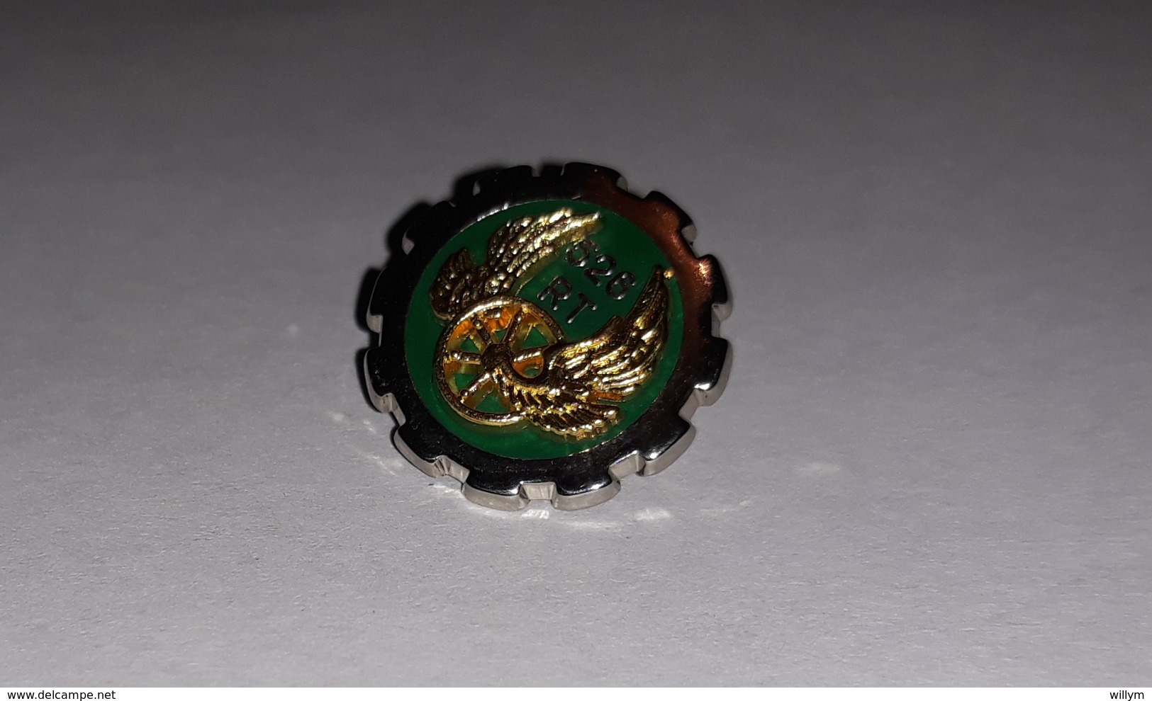 Pin's Armée / Insigne 526ème Regiment Du Train - Ecole Application Du Train (double Moule Signé Fraisse) - Militaria