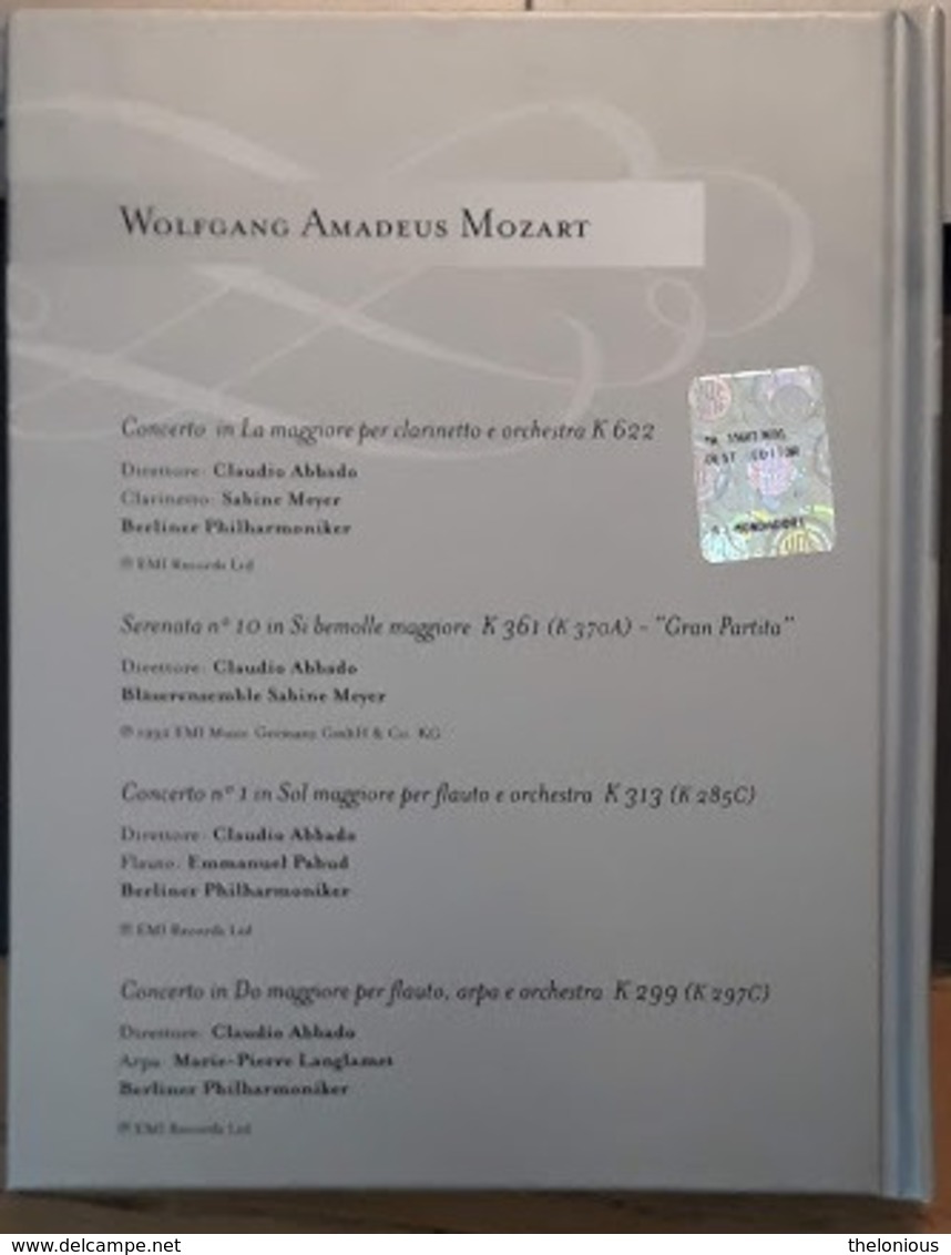 # W. A. Mozart - Abbado - Concerti K 622, K 313, K 299 Serenata n.10 K 361