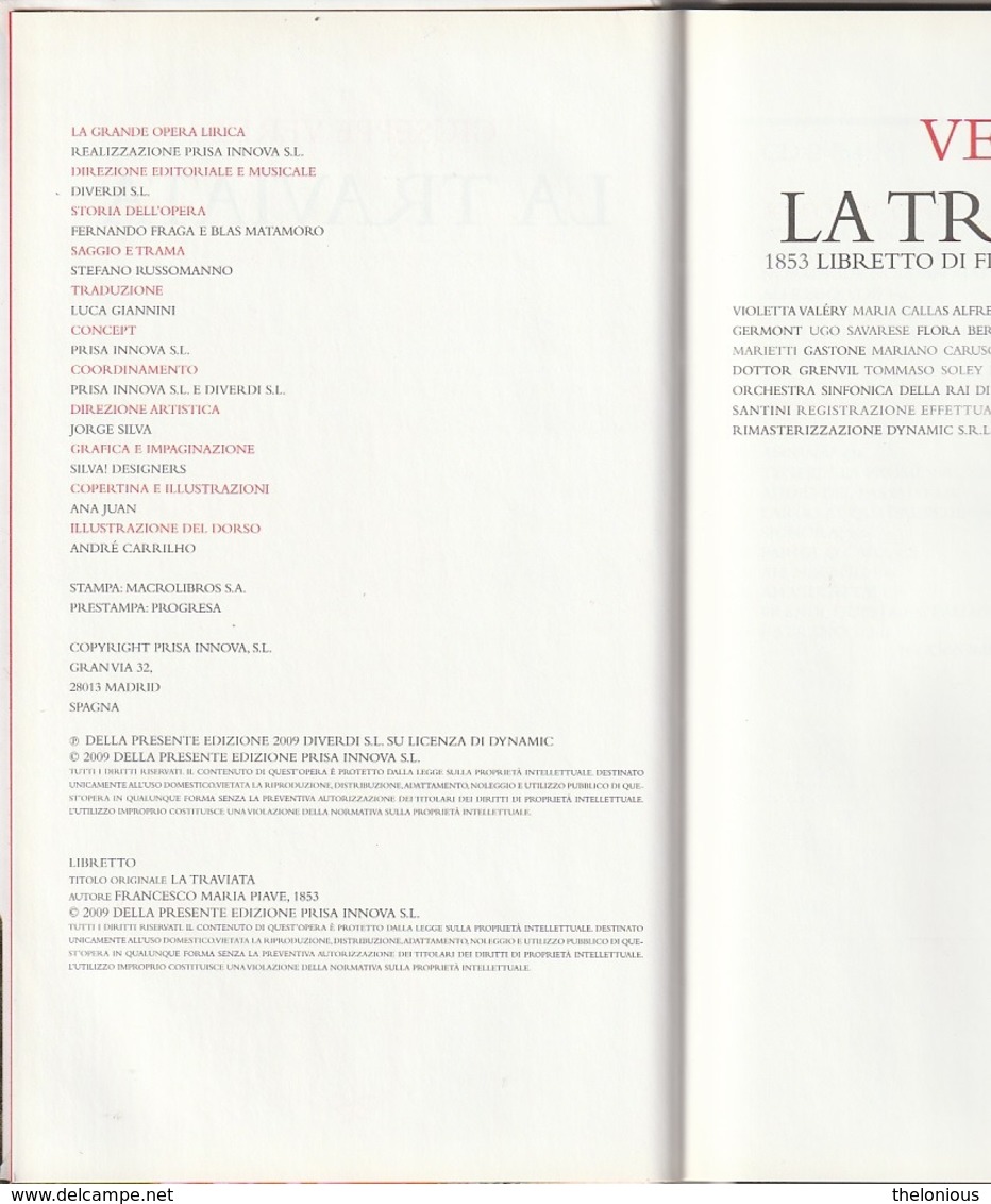 # Giuseppe Verdi "La Traviata" 2 CD - Con Libretto (vedi foto)