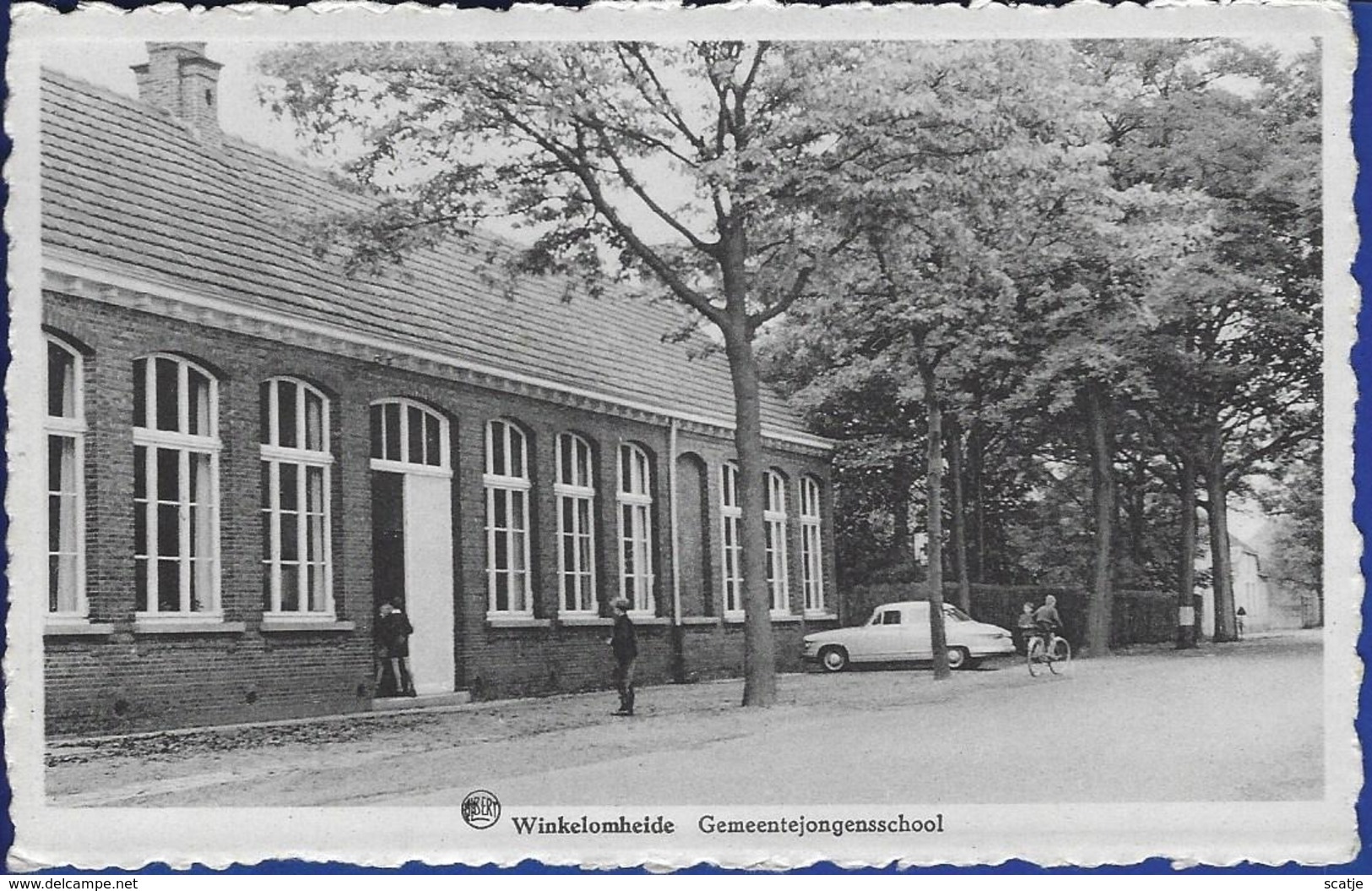 Winkelomheide    -   Gemeentejongensschool. - Geel