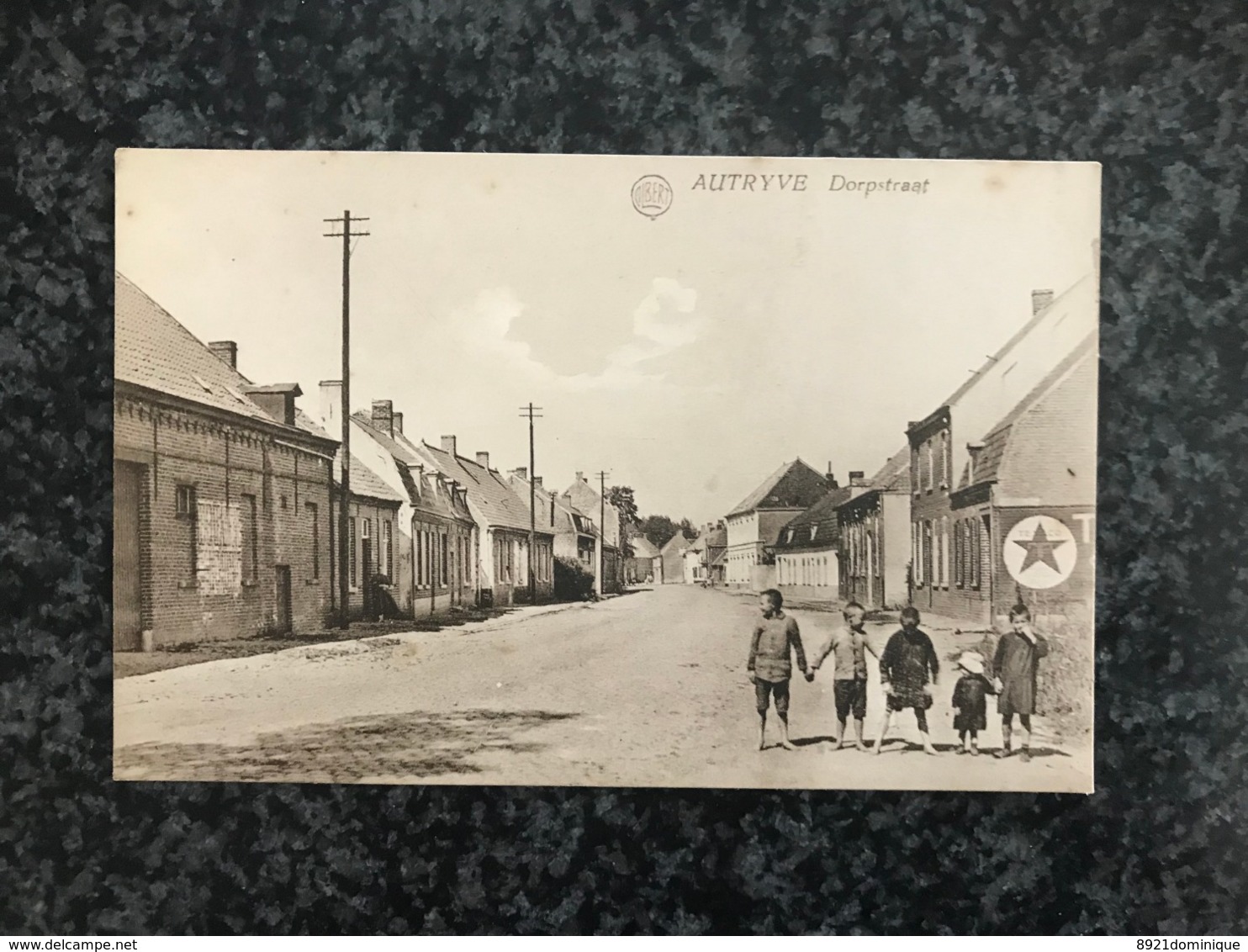 OUTRIJVE :  AUTRYVE DORPSTRAAT CARTE ANIMEE - Uitg. Gyselynck (Avelgem) - Avelgem