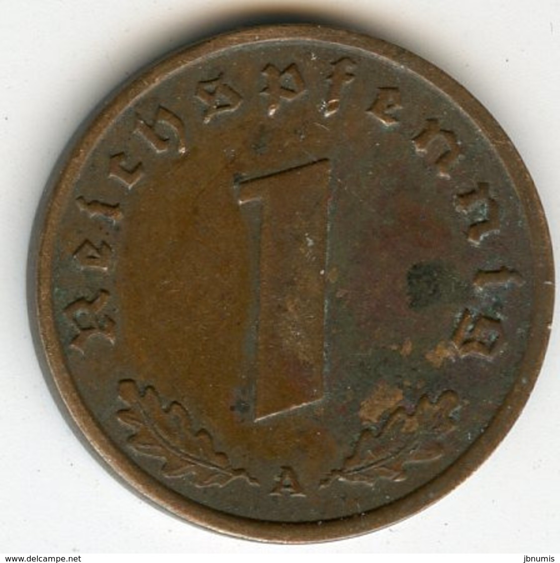 Allemagne Germany 1 Reichspfennig 1938 A J 361 KM 89 - 1 Reichspfennig