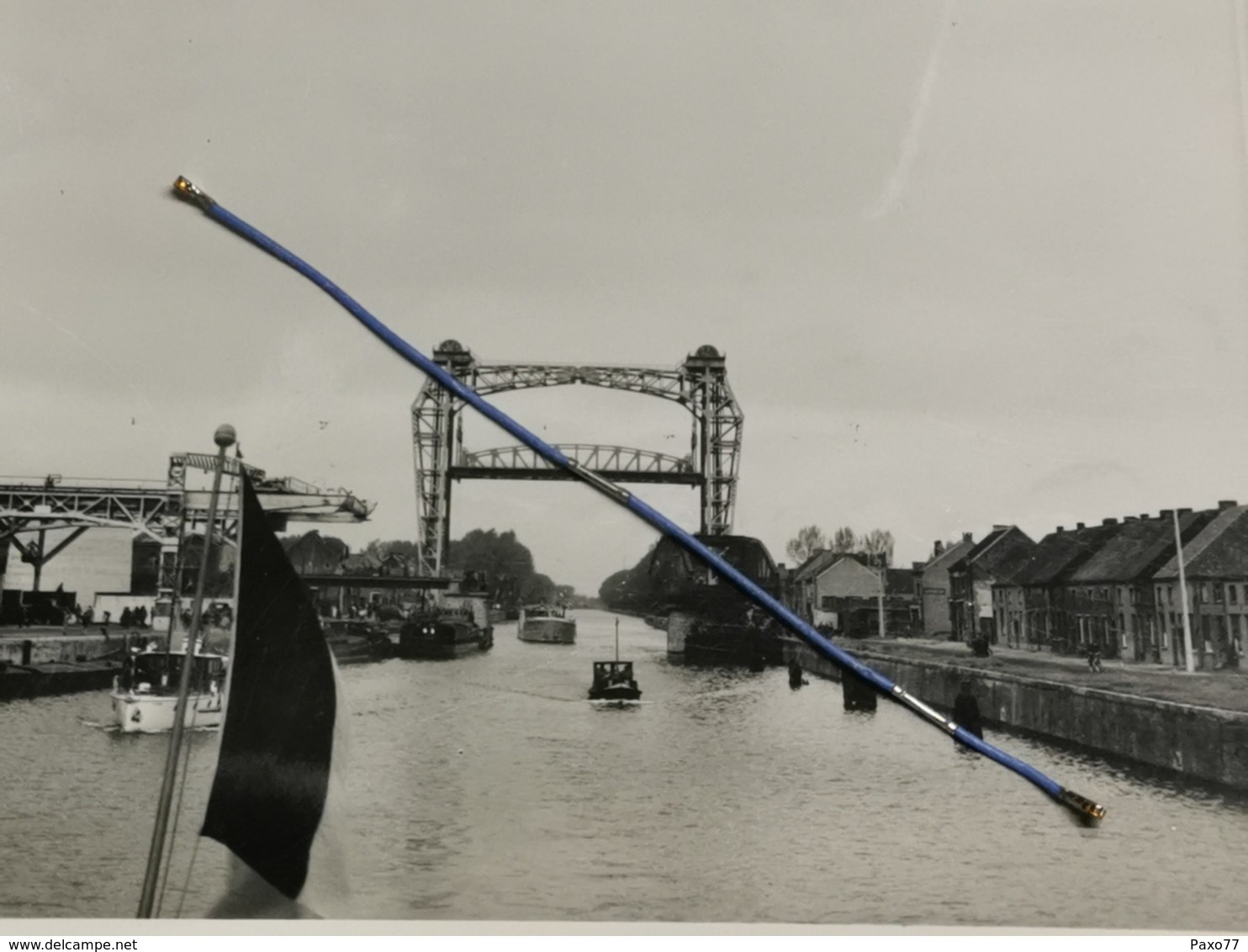 Photo Original 1952, Ministère De Travaux Publics , Canal Bruxelles-Rupel, Écluse De Kapel Op Den Bos - Unclassified