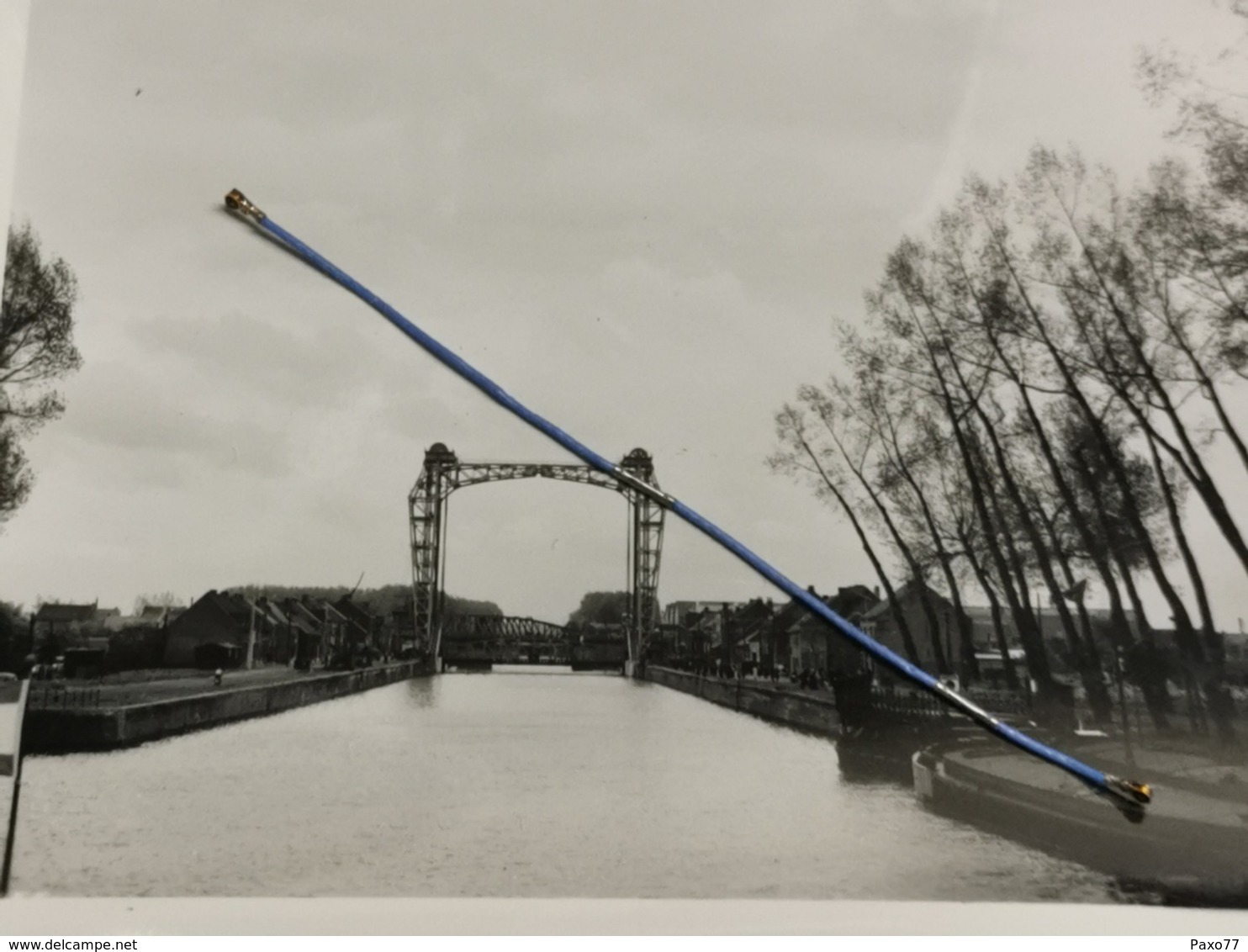 Photo Original 1952, Ministère De Travaux Publics , Canal Bruxelles-Rupel, Écluse De Kapel Op Den Bos - Ohne Zuordnung