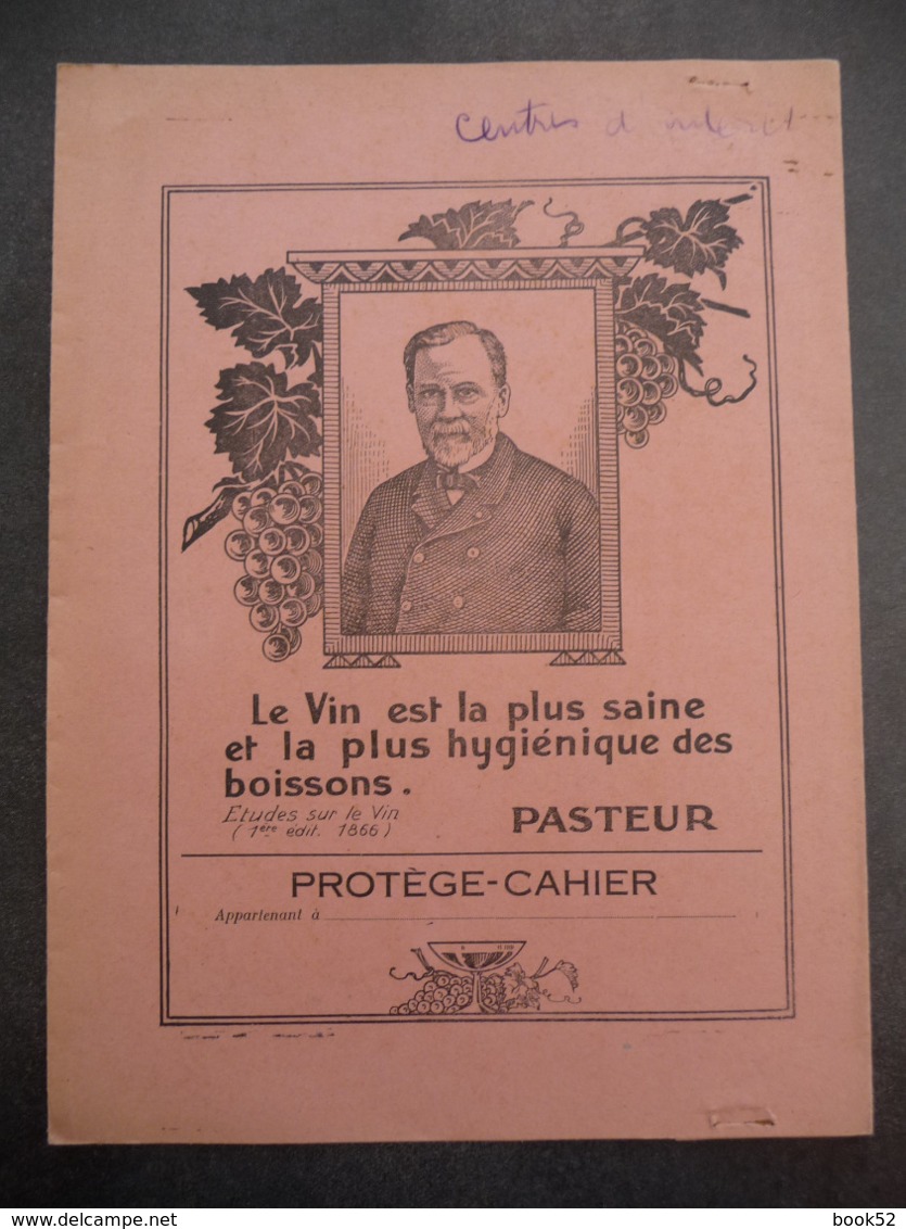 Ancien Protège-cahier Couverture "Comité National De Propagande En FAVEUR DU VIN" - Protège-cahiers