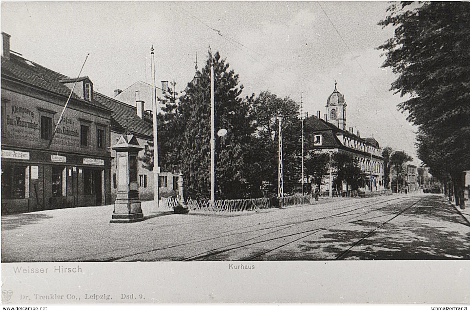 Repro Foto Dresden Weißer Hirsch Restaurant Kurhaus Bautzner Straße A Lahmannstraße Rochwitzer Straße Bühlau - Autres & Non Classés