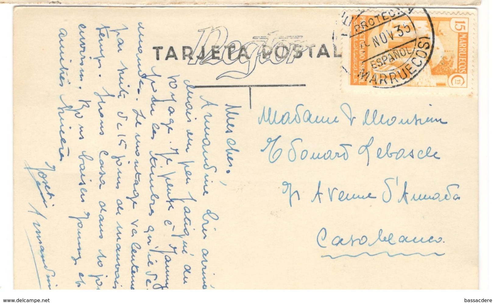 22188  - De TETUAN 35 - Spanish Morocco