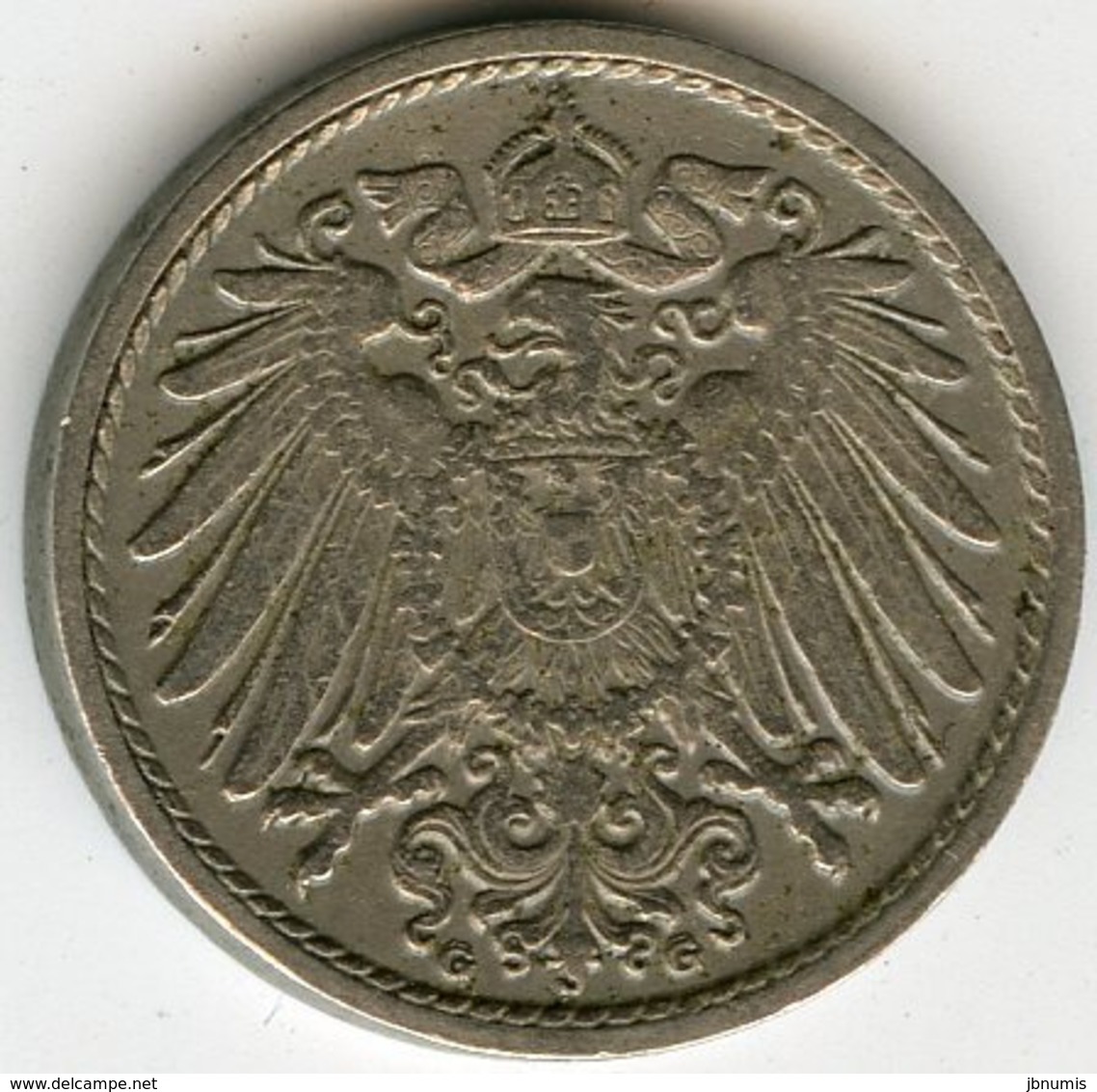 Allemagne Germany 5 Pfennig 1906 G J 12 KM 11 - 5 Pfennig