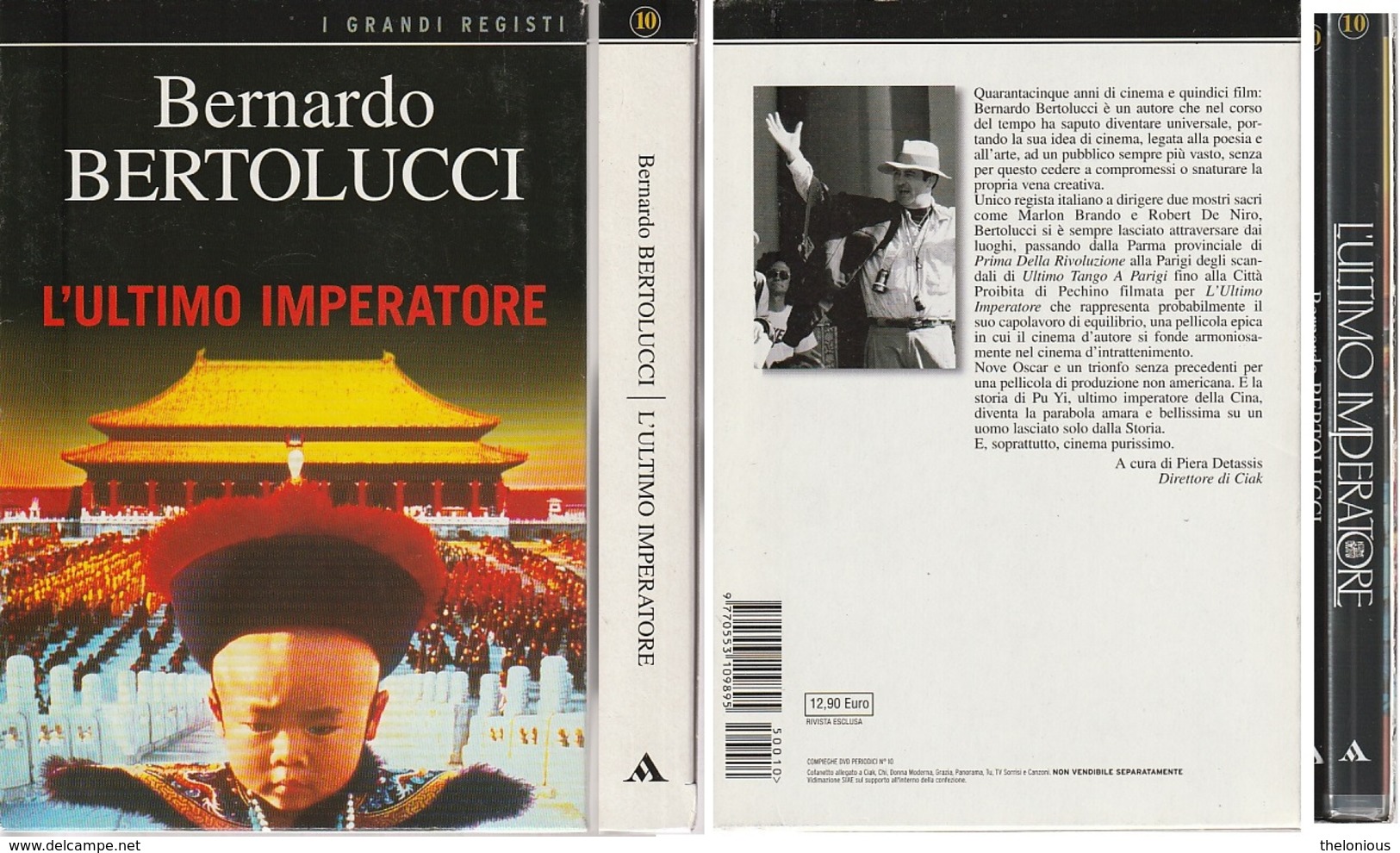 # DVD - L'ULTIMO IMPERATORE B. BERTOLUCCI (1987) COFANETTO DVD + LIBRO NUOVO - Drama