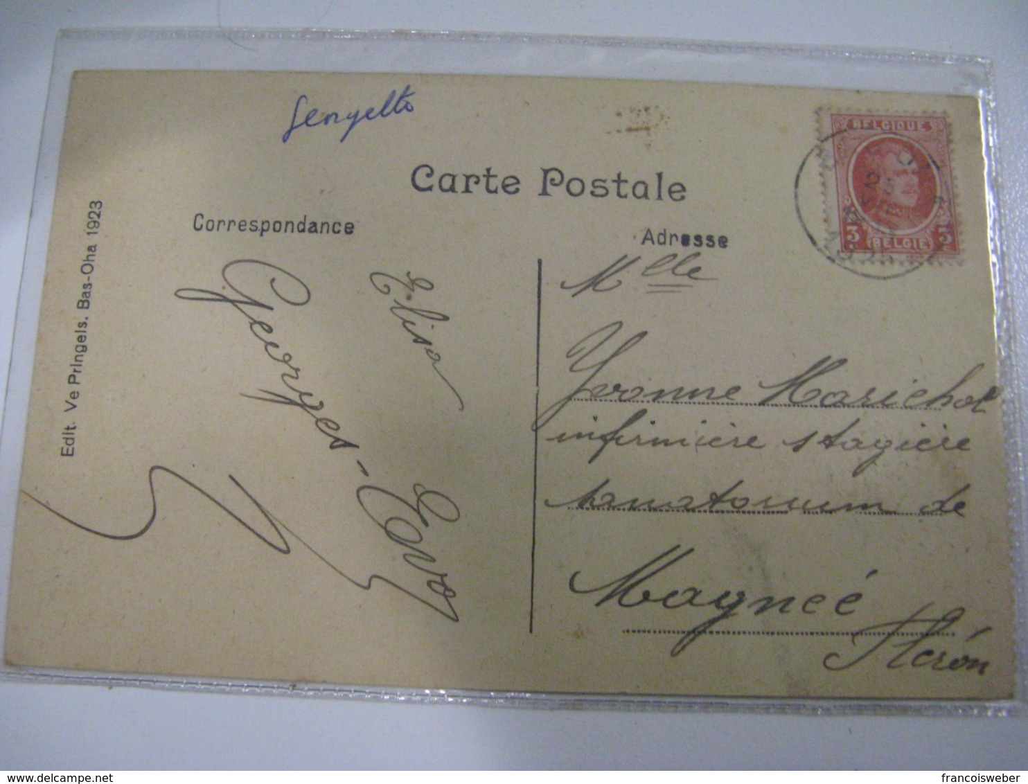 Ancien Carte Postale De Bas-oha  Le  Thier  D Oha - Autres & Non Classés