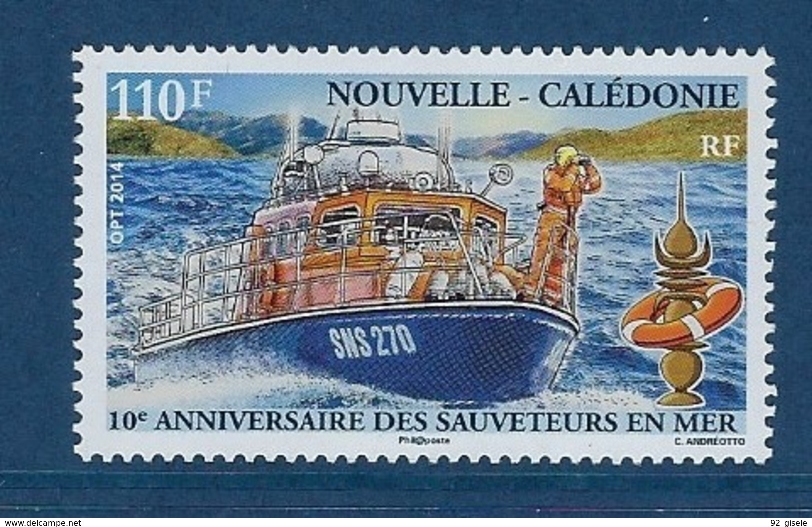 Nle-Caledonie YT 1222 " Sauveteurs En Mer " 2014 Neuf** - Neufs