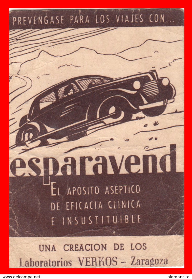 ESPAÑA  PUBLICIDAD DE ESPARAVEND APOSITO - Publicidad