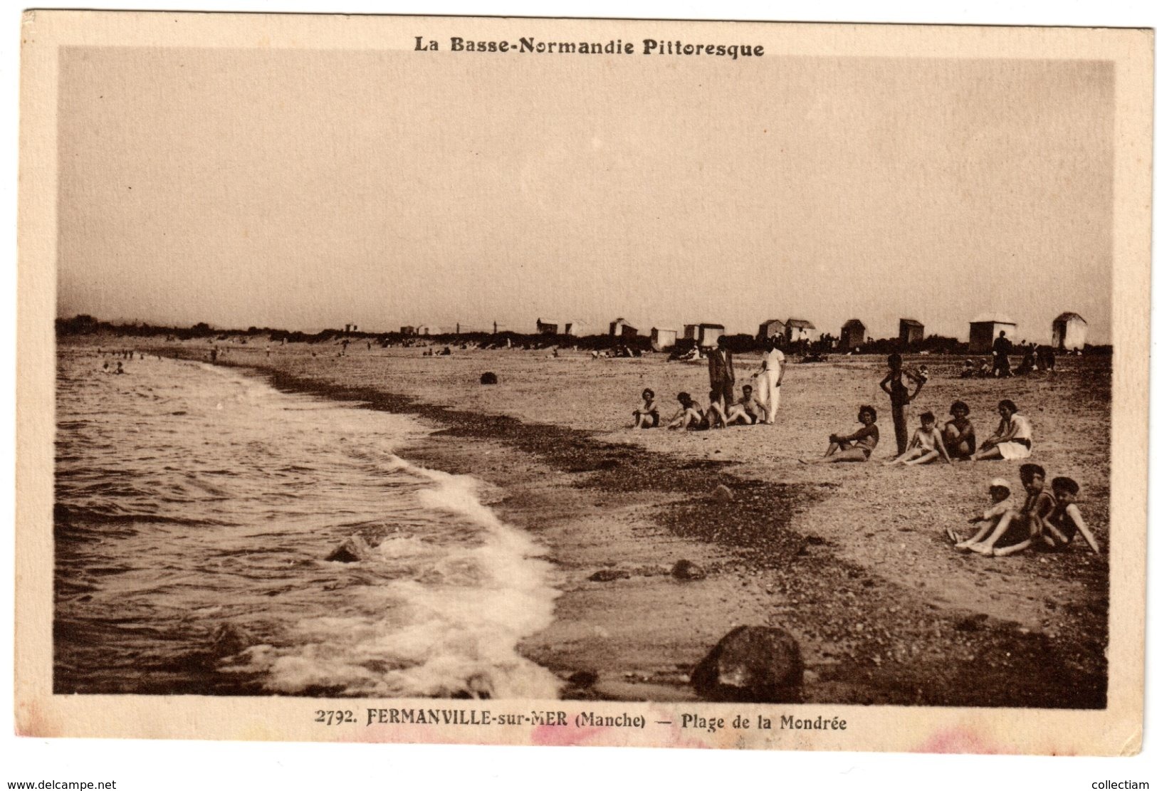 FERMANVILLE-SUR-MER - Plage De La Mondrée - Andere & Zonder Classificatie