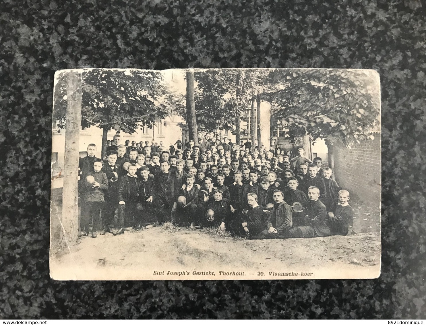 Thourout Torhout: Thorhout  Sint Josefsgesticht Normaalschool  - 20 Vlaamsche Koer - Photo Antony , Yper  - Gelopen 1914 - Torhout