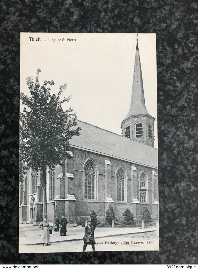 Thielt Tielt Eglise St Pierre  Heliotypie De Graeve N° 1983 - Tielt