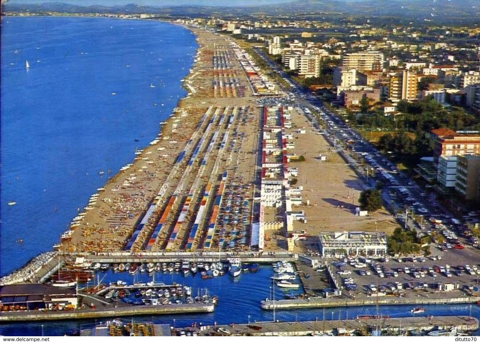 Riccione - Panorama Aereo - Formato Grande Viaggiata – E 13 - Rimini