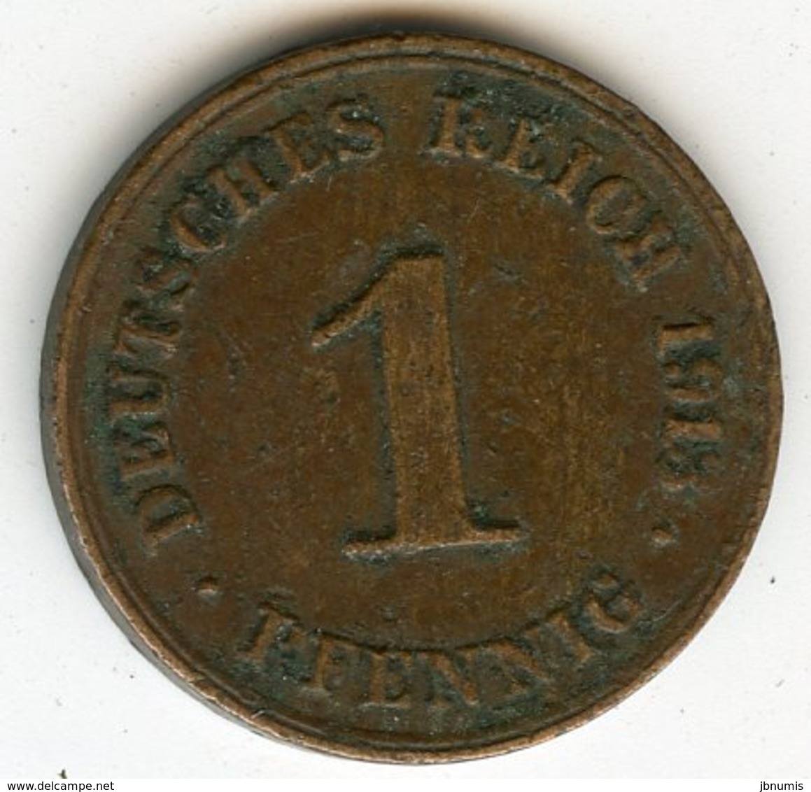 Allemagne Germany 1 Pfennig 1913 D J 10 KM 10 - 1 Pfennig